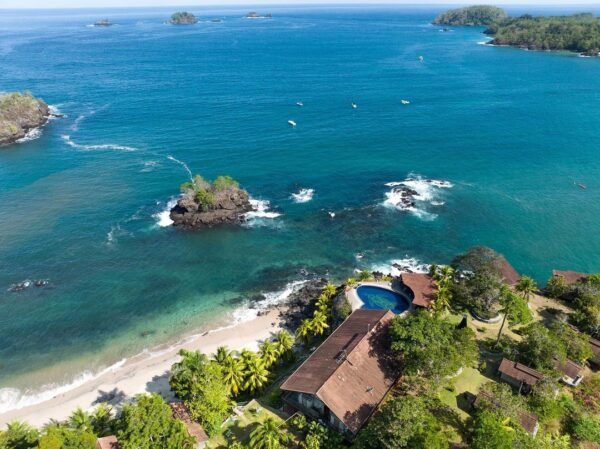hacienda del mar isla san jose pearl island panama luxury eco-resort beaches crystal-clear waters marine life accommodations activities amenities