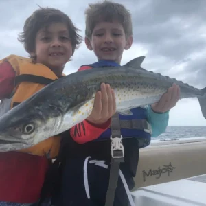 Family fishing aboard Majo