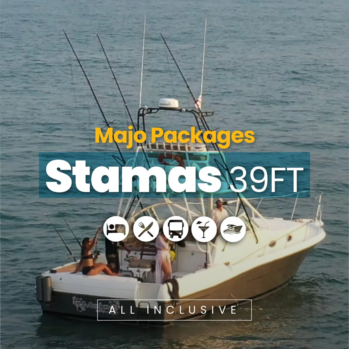 Stamas 39 — Hacienda del Mar — private charter boat