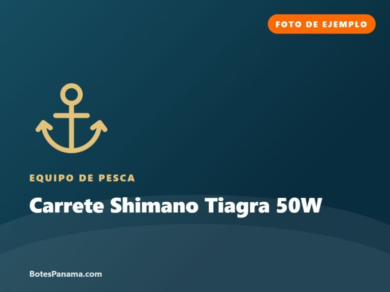 Carrete Shimano Tiagra 50W (ejemplo) en venta en Panamá