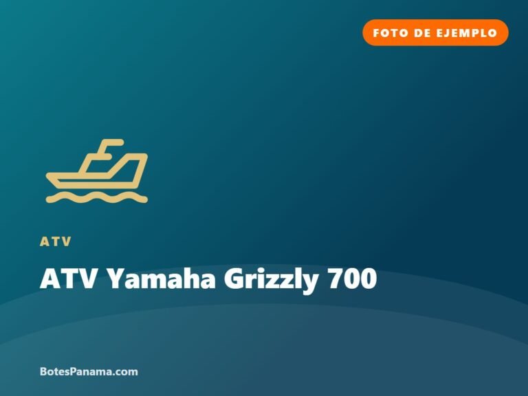 ATV Yamaha Grizzly 700 (ejemplo) en venta en Panamá