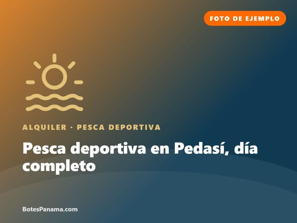 Pesca deportiva en Pedasí, día completo (ejemplo) en Panamá, foto 1