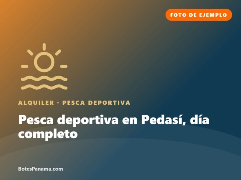 Pesca deportiva en Pedasí, día completo (ejemplo) in Panama