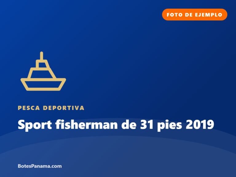 Sport fisherman de 31 pies 2019 (ejemplo) for sale in Panama